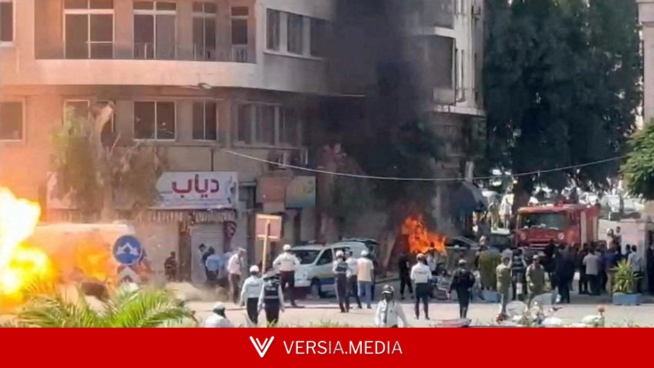 Syria: 18 injured in Damascus blasts during Macron visit
